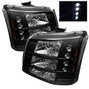 Spyder Auto Crystal Headlights - Black 5012395