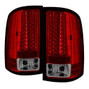 Spyder Auto LED Tail Lights - Red Clear 5014955