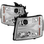 Spyder Auto Version 3 Projector Headlights - LED DRL - Chrome 5083616