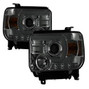 Spyder Auto Projector Headlights - Light Bar DRL - Smoke 5080875