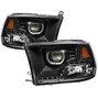 Spyder Auto Projector Headlights - Halogen - LED Halo - Black 9036729