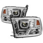 Spyder Auto Projector Headlights - Halogen - LED Halo - Chrome 9036743