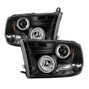 Spyder Auto Projector Headlights - Halogen - CCFL Halo - LED - Black - Low H1 5030320