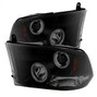 Spyder Auto Projector Headlights - Halogen - CCFL Halo - LED - Black Smoke - Low H1 5078810
