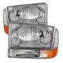 Spyder Auto Crystal Headlights With Bumper Lights - Chrome 9025419