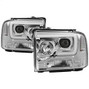Spyder Auto Version 2 Projector Headlights - Light Bar DRL - Black 5084682