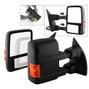 Spyder Auto Manual Extendable - POWER Heated Adjust Mirror with LED Signal Amber. 9935756