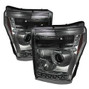 Spyder Auto Projector Headlights - LED Halo - DRL - Smoke - High H1 - Low 9006 (included) 5070289