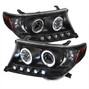 Spyder Auto Projector Headlights - LED Halo - LED - Black - High H1 - Low H1 5008275