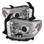 Spyder Auto Projector Headlights - Light Bar DRL - Chrome 5080141