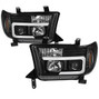 Spyder Auto Version 2 Projector Headlights - Light Bar DRL - Black 5085344