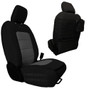 Bartact Jeep JLU Tactical Front Seat Covers 18-Present Wrangler JL 4 Door Black/Gray