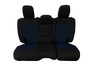 Bartact Jeep JLU Tactical Rear Bench Seat Covers 4 Door 18-Present Wrangler JL w/ Fold Down Armrest Only Black/Navy