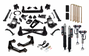 Cognito 7-Inch Premier Lift Kit with Elka 2.5 Reservoir Shocks For 20-22 Silverado/Sierra 2500/3500 2WD/4WD 210-P1183