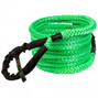 VooDoo Offroad 1300009A 2.0 Santeria Series 3/4" x 30 ft Kinetic Recovery Rope with Rope Bag for Truck and Jeep - Green