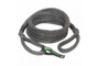 VooDoo Offroad 1300027 7/8" x 30 ft Kinetic Recovery Rope with Rope Bag for Truck and Jeep - Black