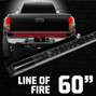 RECON 60" Original "Line of Fire" Hyperlite LED Tailgate Light Bar in Red
