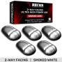 RECON Dodge RAM Heavy-Duty 2500/3500 03-18 5 Piece Cab Roof Lights Led Smoked Lens in White
