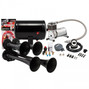 Kleinn Pro Blaster Quad Air Horn Kit w/ 130 PSI Sealed Air Compressor  1.0 gal tank