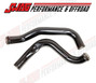 99.5-03 Ford 7.3L Powerstroke Diesel 3" HD Intercooler Pipe (Black), Boot & Clamp Kit