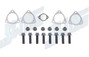 08-10 Ford 6.4L Powerstroke Diesel Left & Right Turbo Exhaust Pipe Gaskets Bolts
