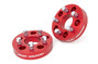 Rough Country - 1.5 Inch Wheel Adapters - 5x5 to 5x4.5 - Red - Jeep Wrangler JK/Wrangler Unlimited (07-18)