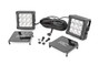 Rough Country - 4 Inch Chrome Series LED Light Pods - Square - White DRL - Pair
