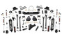Rough Country - 6 Inch Lift Kit - 4-Link - No OVLD - C/O V2 - Ford F-250/F-350 Super Duty (17-22)