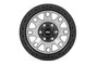 Rough Country - 82 Series Wheel - One-Piece - Machined Semi Gloss Black - 17x9 / 5x5 / -12mm - 82170918M