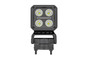 Rough Country - Black Series LED Light Pair - 2 Inch - Flood - Swivel Mount