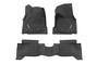 Rough Country - Flex Fit Floor Mats - Front & Rear - Crew - Toyota Tacoma 2WD/4WD (2024-2025)