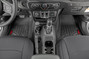 Rough Country - Floor Mats - FR - 2 Door - Jeep Gladiator JT (20-24)/Wrangler JL (18-24)/Wrangler Unlimited (18-24)