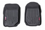 Rough Country - Floor Mats - Front - - Jeep Wrangler JK/Wrangler Unlimited 4WD (2014-2018)