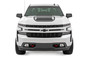Rough Country - Hood Scoop - GNO Slate Gray - Chevy Silverado 1500 2WD/4WD (2019-2025 & Classic)
