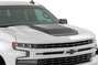 Rough Country - Hood Scoop - GXD Sterling Grey Metallic - Chevy Silverado 1500 2WD/4WD (2019-2025 & Classic)