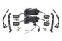 Rough Country - LED Fog Light Kit - 3x1.75 Inch Black Series Slim Aux - Toyota Tacoma (2024-2026) - 72119