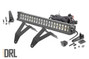 Rough Country - LED Light Kit - Bumper Mount - 20 in. Black Dual Row- Amber DRL - Ram 1500 (19-24)