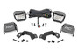 Rough Country - LED Light Kit - Ditch Mount -  3" OSRAM - Wide - Toyota Land Cruiser (24-25)