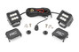 Rough Country - LED Light Kit - Ditch Mount - 2 in. Black Pair - Flood Pattern - Ford Bronco (21-25)