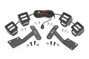 Rough Country - LED Light Kit - Ditch Mount - Dual 2 in. Black Pairs - Flood - Toyota Tundra (14-21)