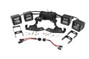Rough Country - LED Light Kit - Fog Mount - Dual 2 in. Black Pair - Chevy Silverado 2500 HD/3500 HD (11-14)