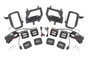 Rough Country - LED Light Kit - Fog Mount - Dual 2 in. Black Pairs - Spot/Flood - Ford F-150 (15-17)