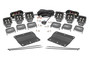 Rough Country - LED Light Kit - Fog Mount - Triple 2 in. Black Pair - Amber DRL - Ford Bronco (21-25)