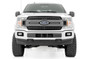 Rough Country - LED Light Kit - Grille Mount - 10 in. Black Slimline Pair - Ford F-150 (18-20)