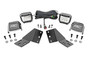 Rough Country - LED Light Kit - Rear Mount - 3 in. Chrome Pair - Wide Angle - CFMOTO UFORCE U10 1000 PRO - 96127