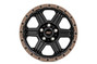 Rough Country - Rough Country 79 Series Wheel/One-Piece/Semi Gloss Black w/Bronze Ring/17x8.5/6x5.5/0mm