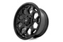 Rough Country - Rough Country 80 Series Wheel/One-Piece/Semi Gloss Black/20x9/6x5.5/0mm