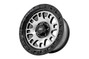 Rough Country - Rough Country 82 Series Wheel/One-Piece/Machined Semi Gloss Black/17x9/6x5.5/-12mm