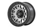 Rough Country - Rough Country 82 Series Wheel/One-Piece/Machined Semi Gloss Black/17x9/6x5.5/-12mm