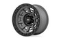 Rough Country - Rough Country 85 Series Wheel/One-Piece/Gunmetal Gray/Black/15x8/5x4.5/-19mm